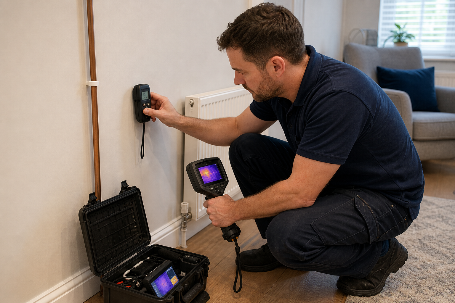 Leak Detection service in a London property