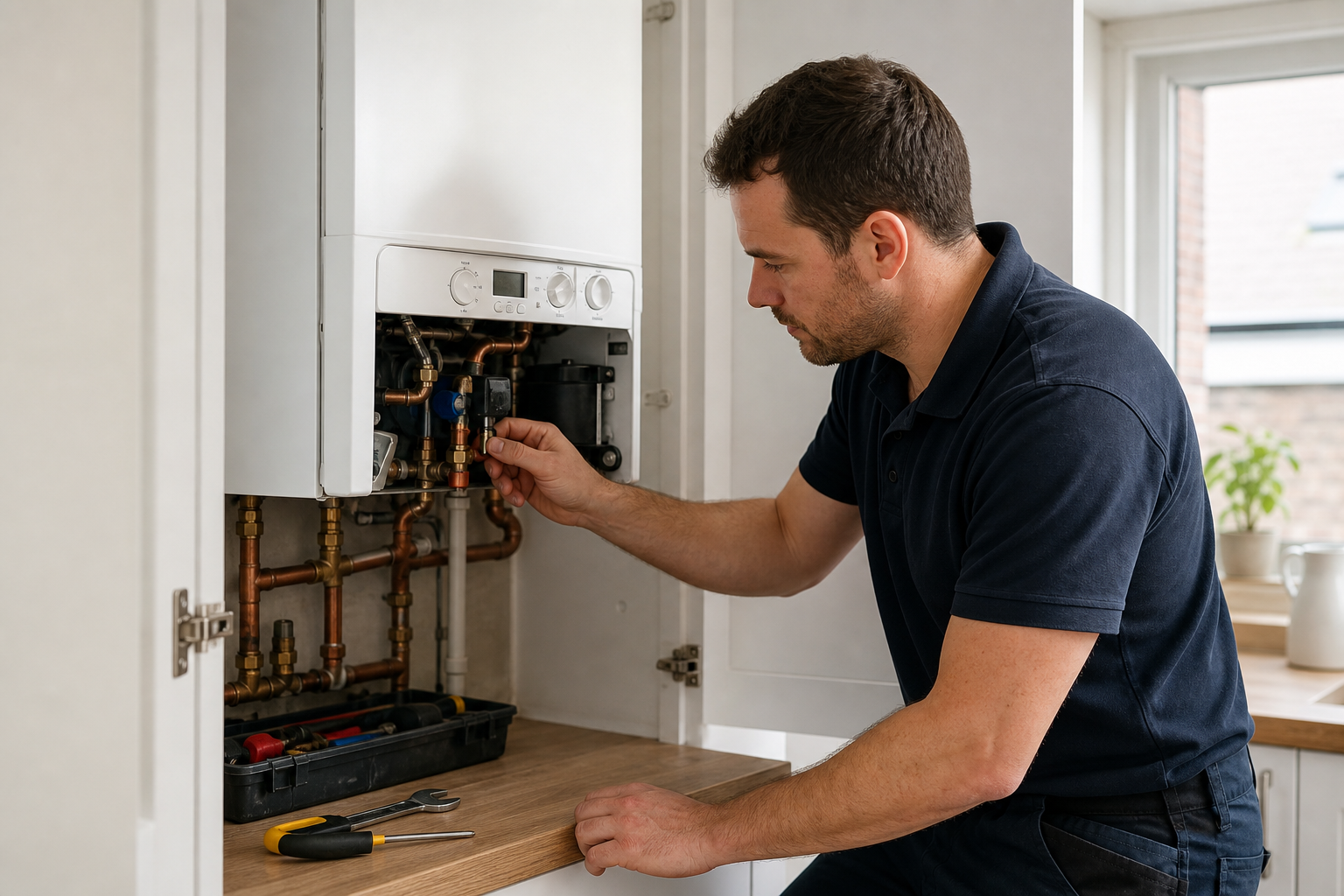 Radiator Repairs service in a London property